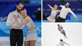 Beijing Olympics 2022- Ashley Cain-Gribble and Timothy LeDuc In Figure Skating Pairs at Beijing 2022