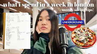 What I Spend in a Week as a 21 Year Old Minimalist in London | Student-Friendly & Tips to Save Money