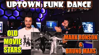 Old Movie Stars Dance to Uptown Funk - Mark Ronson ft. Bruno Mars | FIRST TIME REACTION