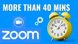 How to use zoom more than 40 minutes