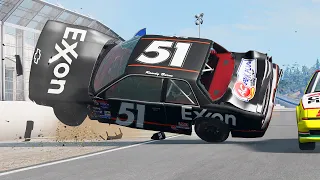 NASCAR Racing Crashes #47 - Rollover Edition | BeamNG Drive