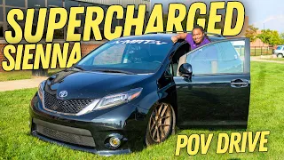 A SUPERCHARGED Toyota Sienna is a Hilarious Beast!!