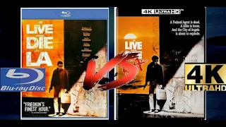 TO LIVE AND DIE IN L.A. (1985) NEW 4K ULTRA HD VS. BLURAY