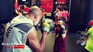 4-Year Old Boxing Prodigy Aries Alonzo Training | ARIES & APOLLO | GODS ON EARTH