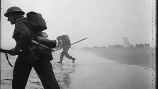 D-DAY:'SWORD BEACH 6 JUNE 1944 (CONTEMPORARY FILM)