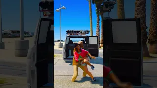 GTA V: MICHAEL SAVING FRANKLIN GIRL FRIEND 😲| #shorts