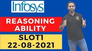 Infosys Slot1 Reasoning Ability Questions | Infosys 10:00AM Reasoning Ability Questions