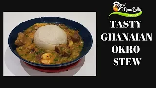 VLOGMAS DAY 24: HOW TO PREPARE GHANAIAN OKRO STEW (HEALTHY PALM OIL)