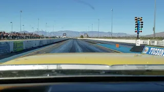 Drag racing a 1973 Charger 6th run
