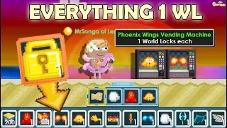 i Builded The First 1WL SHOP on GrowTopia! (Everything is 1WL) | GrowTopia