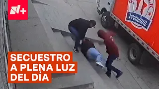 Captan secuestro de mujer en Tijuana - N+