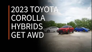 2023 Toyota Corolla and Corolla Cross hybrids get all-wheel-drive | Driving.ca