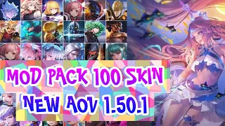 Mod Pack 100 skin v2 Lienquan,AOVid,Rov,Taiwan 1.50.1