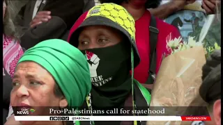 Pro-Palestinians call for SA government to sever ties with Israel