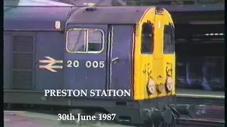 BR in the 1980's Preston Station on 30th June 1987