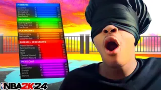 I Made A Build While BLINDFOLDED In NBA 2K24