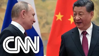 Putin recebe Xi Jinping em Moscou na segunda (20) | LIVE CNN
