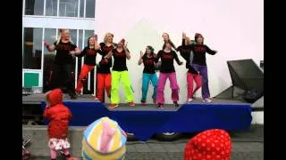 Tanya and the Zumba Divas kaleidoscope on the First Day of Summer in Iceland 2013.