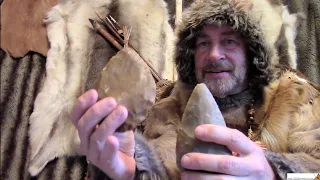 KS2 History - Stone Age Tools - Flint Hand Axe (biface)