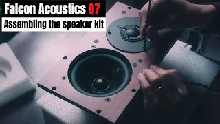 【組立〜音出し】BBC LS3/5a 譲りの英国サウンドを目指して!!　Falcon Acoustics “Q7” スピーカーキット #2