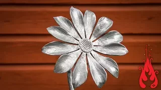 Blacksmithing - Forging a flower stake