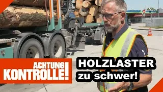 "In Österreich passt das so!" 😆 Holzlaster überladen! |1/2| Kabel Eins | Achtung Kontrolle