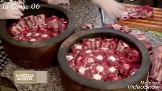 Pöç Kebabı - Kayseri Yemekleri - Turkish meat cooking technique beef tail