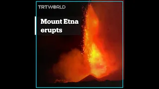 Spectacular eruptions from Mount Etna