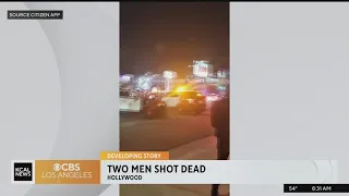 2 men fatally shot in Hollywood; suspects at large