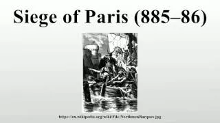 Siege of Paris (885–86)