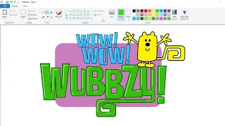 How to draw the Wow! Wow! Wubbzy! logo using MS Paint | How to draw on your computer