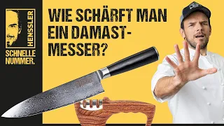 Wie schärft man ein Damastmesser? | Hensslers Anleitungen, Tipps & Tricks