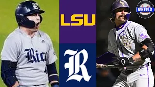 #3 LSU vs Rice Highlights | 2024 College Baseball Highlights