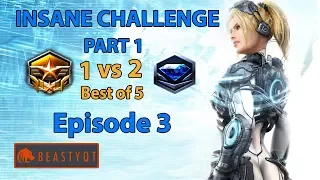 StarCraft 2: Grandmaster 1 vs 2 Diamond Players (Bo5) PART 1 - INSANE Challenge - Episode 3