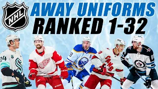 NHL Away Uniforms RANKED 1-32!