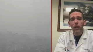 Doctor talks about risks with poor air quality in NY, NJ