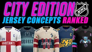 NHL City Edition Jersey Concepts RANKED! MUST SEE! (Designed by Daine)
