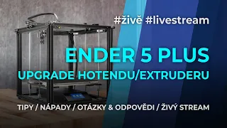 Ender 5 PLUS upgrade - Biqu H2V2S - Bude to k něčemu?