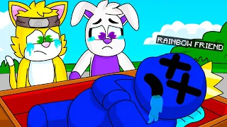 EL FUNERAL DE RAINBOW FRIENDS EN MINECRAFT 😭 ☠️ | MICHI MIAU, BEBE NOOB Y CAPITAN WINKI EN LA MUERTE