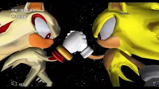 Sonic Adventure 2 Last Campaign - Final Boss Fights Super Sonic Super Shadow - After Credits Scene