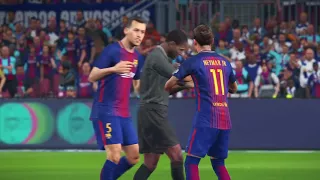 PES 2018 Demo PS4 Gameplay (FC Barcelona vs Liverpool FC @ Camp Nou)