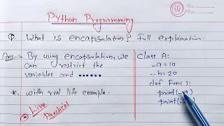 Python Encapsulation | Learn Coding