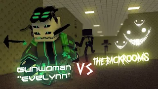 Evelynn The GunWoman Vs The Backrooms (Level 0) | Minecraft Animation - Gun-Union Vs The Backrooms