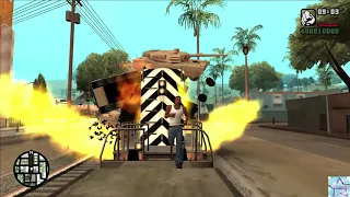 Star Mickey | 100 TANKS vs TRAIN in GTA San-andreas | what can stop train |