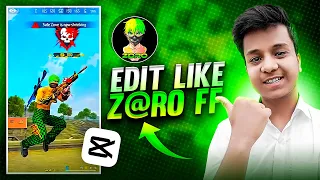 How to EDIT like Zoro ffx in capcut 😈 | Zoro FF shorts editing in Capcut