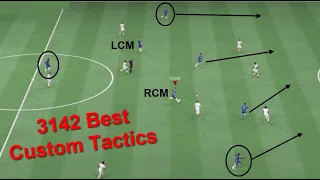 3142 Best Custom Tactics & Creating Chances | FIFA 22 Best Formation Ever