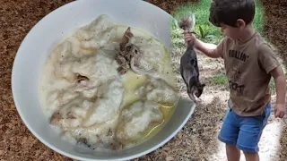 Grandmaw's Squirrel and Dumplings (Catch & Cook)