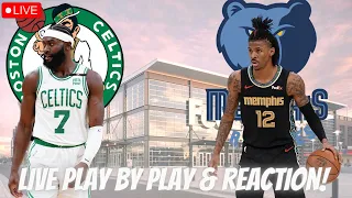 Boston Celtics vs Memphis Grizzlies | Live Play by Play & Reaction | Celtics vs Grizzlies