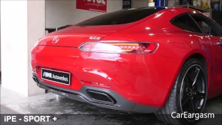 Mercedes Benz AMG GTS Exhaust Sound Compilation