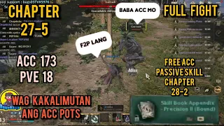 NIGHT CROWS Chapter 27-5 Garrash + Free passive skill 28-2 easy +2 ACC